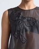 Cecilie Bahnsen Cecilie Bahnsen Alba Bow Appliqué Silk Blend Organza Top - 5