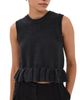 Cecilie Bahnsen Cecilie Bahnsen Bill Vest Charcoal Grey - 1