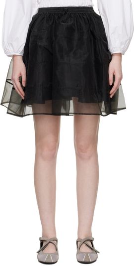 Cecilie Bahnsen Cecilie Bahnsen Black CBcayla Miniskirt