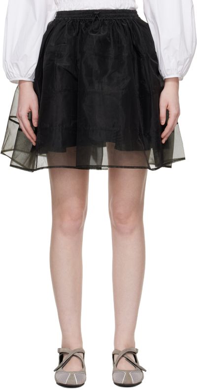 Cecilie Bahnsen Cecilie Bahnsen Black CBcayla Miniskirt