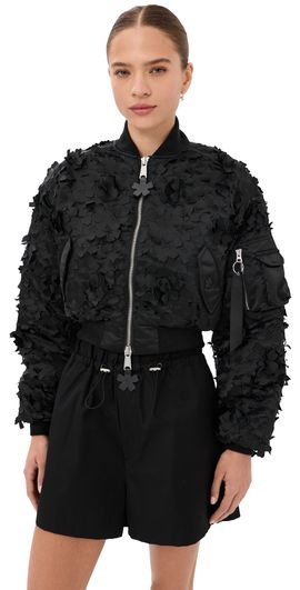 Cecilie Bahnsen Cecilie Bahnsen Cecilie Bahnsen x Alpha Industries Black Nylon Jacket Black
