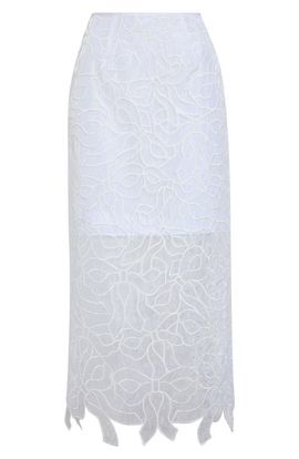 Cecilie Bahnsen Cecilie Bahnsen Gus Embroidered Bow Organza Skirt