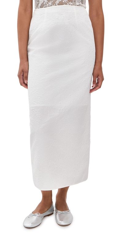 Cecilie Bahnsen Cecilie Bahnsen Uka Skirt White