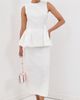 Cecilie Bahnsen Cecilie Bahnsen Uka Skirt White - 2