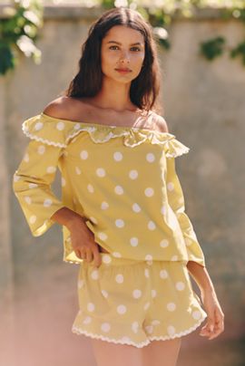 Celandine 100% Cotton Polka Dot Shorts