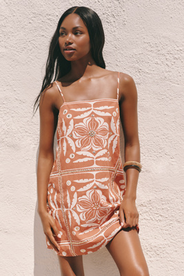 Celandine - 100% Cotton Printed Shift Dress