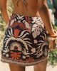 Celandine Asymmetrical Mini Skirt - 3