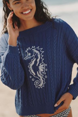 Celandine Boatneck Heritage Sweater