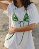 Celandine Boxy Crew-Neck T-Shirt Top - 2