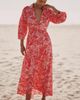 Celandine Carolita Printed Tiered Shirtdress by Celandine - 1