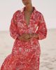 Celandine Carolita Printed Tiered Shirtdress by Celandine - 3