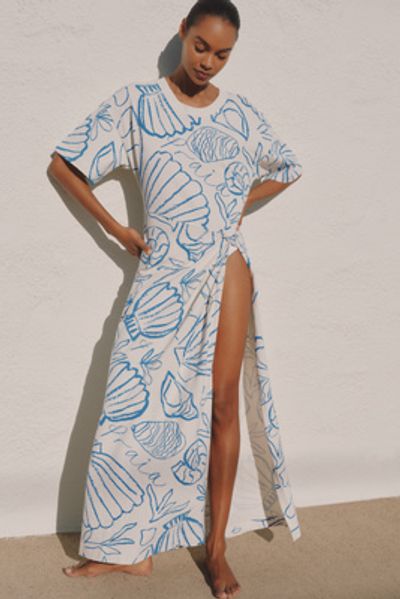 Celandine Celandine x Holly Francesca High-Slit Maxi T-Shirt Dress