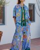 Celandine Celandine x Sarah Gordon Linen Blend Wide-Leg Pants - 1