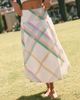 Celandine Cotton A-Line Midi Skirt - 2