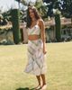 Celandine Cotton A-Line Midi Skirt - 4