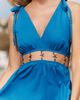 Celandine Cotton Godet Mini Dress - 2