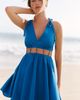 Celandine Cotton Godet Mini Dress - 4