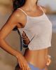 Celandine Cropped Knit Tank Top - 1