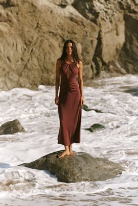 Celandine Knit Halter Dress