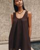Celandine Linen-Blend Scoop Dress - 1