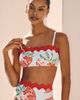Celandine Misty Ric Rac Bandeau Bikini Top - 1