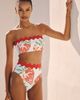 Celandine Misty Ric Rac Bandeau Bikini Top - 2