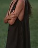 Celandine Plunge-Neck Maxi Dress - 3