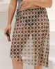 Celandine Printed Asymmetric Midi Skirt - 2