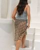 Celandine Printed Asymmetric Midi Skirt - 3