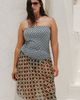 Celandine Printed Asymmetric Midi Skirt - 4