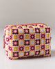 Celandine Printed Quilted Cosmetic Bag - 1