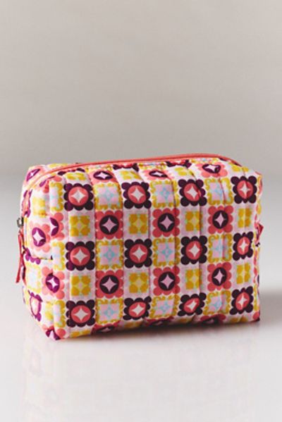 Celandine Printed Quilted Cosmetic Bag