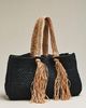 Celandine Raffia Fringe Tote - 1