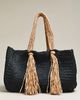 Celandine Raffia Fringe Tote - 2