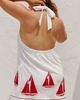 Celandine Sailboat Embroidered Dress - 6
