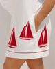 Celandine Sailboat Embroidered Dress - 8