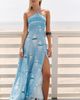 Celandine Sailboat Halter Dress - 1
