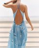 Celandine Sailboat Halter Dress - 2