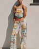 Celandine Scarf Wide Leg Pants - 1
