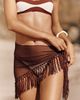 Celandine Sheer Fringe Wrap Sarong - 2