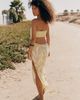 Celandine Strapless Cutout Midi Dress - 1