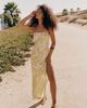 Celandine Strapless Cutout Midi Dress - 3