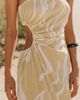 Celandine Strapless Cutout Midi Dress - 4