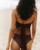 Celandine Strapless Lace Fringe Top - 3