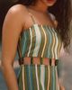 Celandine Striped Beaded Mini Dress - 3