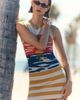 Celandine Sunset Mini Sweater Dress - 1