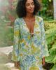 Celandine Tie-Front Mini Dress - 1