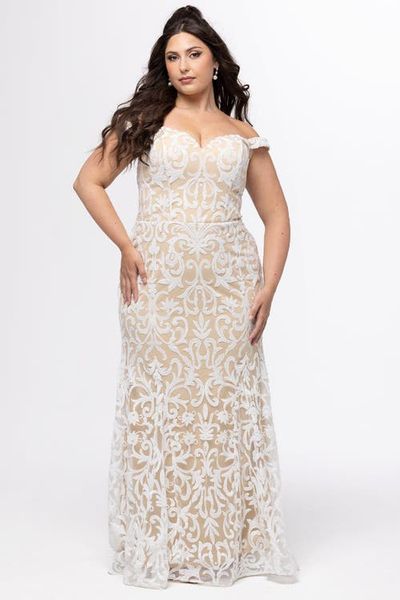 Celebrations by Sydney's Closet Celebrations by Sydney's Closet Plus Size Sequin Mermaid Dress