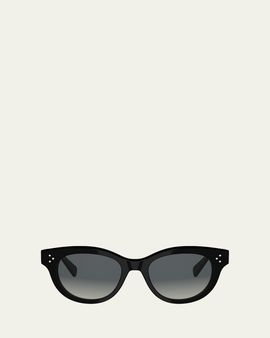 CELINE Celine 3 Dots 51mm Round Sunglasses