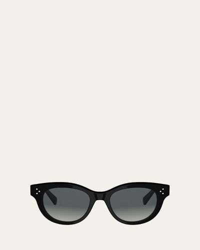 CELINE Celine 3 Dots 51mm Round Sunglasses